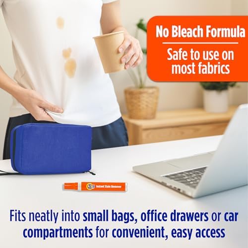 Tide Pen Stain Remover for Clothes, To Go Pen, Instant Stain Remover Pen & Spot Cleaner, Portable & Travel-Friendly, Works on Food & Drink Stains, Fits in Purses & Bags, 3 Count (Pack of 2) - Image 4