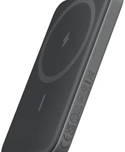Anker 621 Magnetic Portable Charger (MagGo), 5,000mAh Wireless Power Bank with USB-C Cable, Magsafe-Compatible Battery Pack for iPhone 16/15/14/13/12 Series