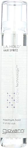 GIOVANNI L.A. Hold Hair Spritz - Maximum Hold Styling Spray, Lightweight, Lauryl & Laureth Sulfate Free - 5 oz