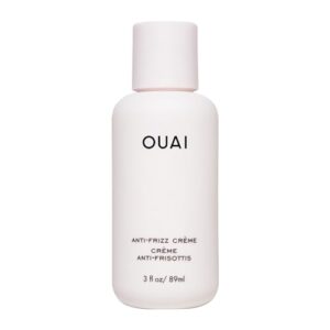 OUAI Anti Frizz Cream Travel Size - Moisturizing Hair Cream with Frizz Control & Heat Protection - Provides Hydration with Jackfruit & Beetroot Extract - Paraben, Phthalate & Sulfate Free (3 oz)