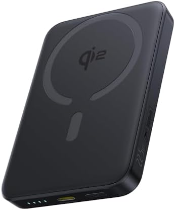 Baseus for MagSafe Portable Charger, Qi2 Certified 15W Wireless Magnetic Power Bank 10000mAh with USB-C Cable 22.5W PD Charging, Battery Pack Compatible with iPhone 17/16/15/14/13 Pro/Pro Max Series