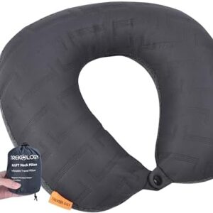 TREKOLOGY Inflatable Neck Pillow for Traveling - Inflatable Travel Pillow for Airplanes - Neck Air Pillow, Blow Up Travel Pillows for Neck Support
