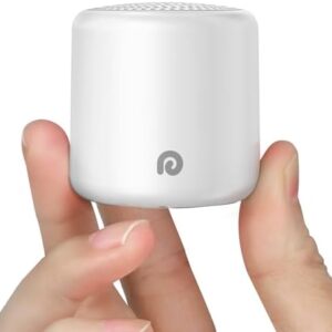 Dreamegg Portable Travel White Noise Machine for Sleep, Features Powerful Battery, Egg-Sized, 16 Nature Sounds, Timer, for Baby Adults Office Privacy Home Gift, Cream