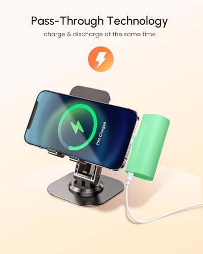 Lightweight Green Portable Battery Pack Charger for iPhone 14 Pro Max, 4800mah Power Bank Compatible with iPhone 12 Pro, Compact Mobile Charger for iPhone XS/XR/SE/6S/7/8/11 Series - Image 6