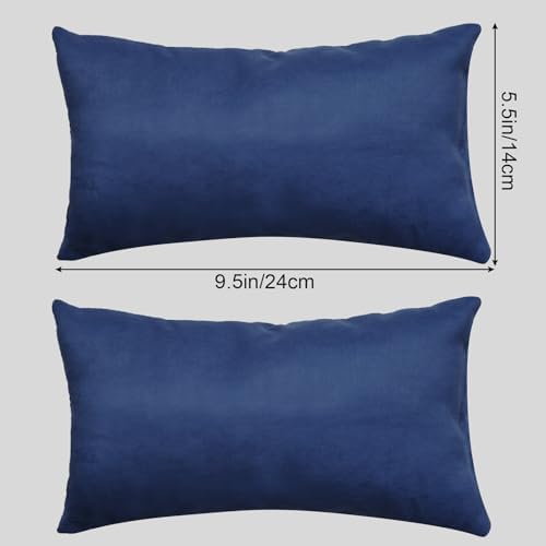 Marrywindix Tiny Pillow 2 Pack Small Decorative Pillow 9.5 x 5.5 in Travel Pillows Soft Pet Pillow for Camping Travel Sleeping Bed Sofa Neck Knee Wrist Support - Image 2
