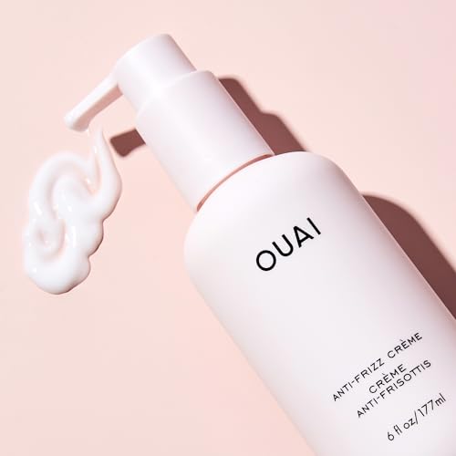 OUAI Anti Frizz Cream Travel Size - Moisturizing Hair Cream with Frizz Control & Heat Protection - Provides Hydration with Jackfruit & Beetroot Extract - Paraben, Phthalate & Sulfate Free (3 oz) - Image 9