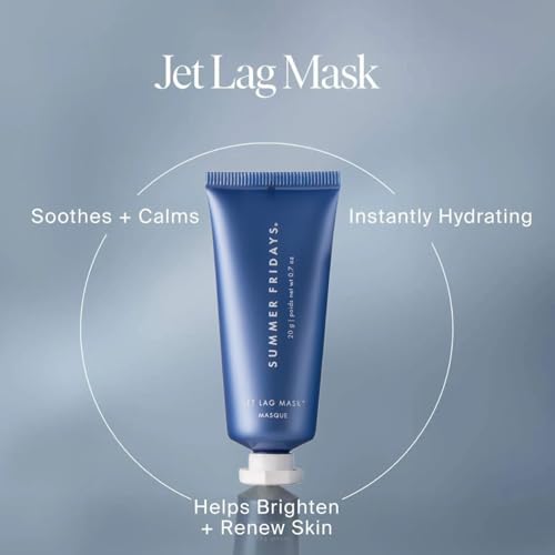 Summer Fridays Jet Lag™ Essentials - Mini Hydrating Skin Care Set With Jet Lag™ Mask, Eye Patches, Deep Hydration Face Serum & Hydration Mist - Travel Size Skincare Kit & Gift Set (4 Count) - Image 3