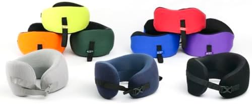 C CUSHION LAB Travel Pillow, Award-Winning Patented Ergonomic Design for Chin & Neck Support Memory Foam Neck Pillow, Compact Airplane Pillow for Traveling, Flight, Car (Hunter Green, Medium) - Image 9