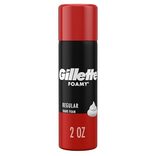 Gillette Foamy Regular Shaving Foam, 2 oz