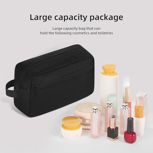 Travel Toiletry bag Toiletry bag for women men Hanging Cosmetic bag Travel accessories for Women Men (Black) - Image 3