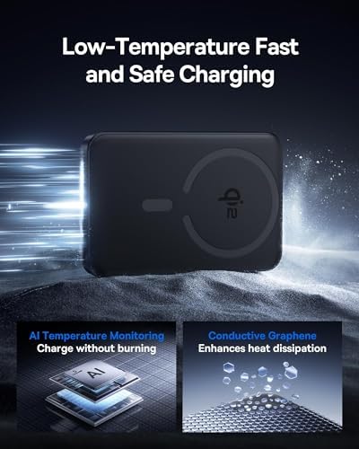 Baseus for MagSafe Portable Charger, Qi2 Certified 15W Wireless Magnetic Power Bank 10000mAh with USB-C Cable 22.5W PD Charging, Battery Pack Compatible with iPhone 17/16/15/14/13 Pro/Pro Max Series - Image 3