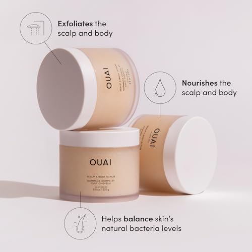 OUAI Travel Kit - Includes Travel Size Leave In Conditioner, Detox Shampoo, Fine to Medium Hair Mask, Scalp & Body Scrub (4 Count) - Image 7
