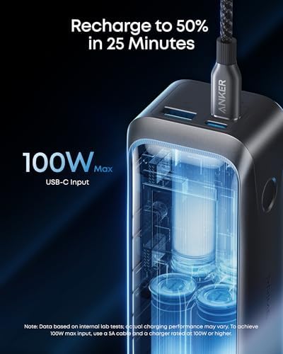 Anker Prime Power Bank, 20,100mAh 3-Port Portable Charger with 220W Max Output, Two-Way Charging, TSA-Approved, App Control, for MacBook, iPhone 17/16 Series, and More (Base Not Included) - Image 5