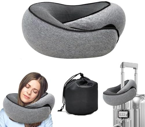 WEERSHUN Travel Pillows for Airplanes,2024 New Travel Pillow,Travel Neck Pillow Airplane Memory Foam Travel Pillow Neck Pillow for Traveling Suitable for Airplanes,Offices and Cars