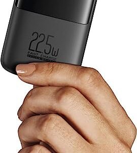 INIU Portable Charger, Smallest 22.5W 10000mAh Power Bank, USB C in/Output Fast Charging 3-Output Mini Battery Pack Charger with Phone Holder for iPhone 17 16 15 14 Air Samsung S23 Google iPad Tablet