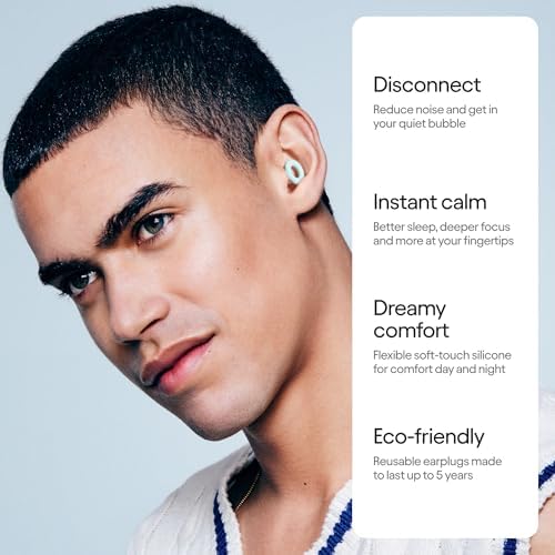 Loop Quiet 2 Ear Plugs - Ultra-Comfy Reusable Noise-Reducing Earplugs for Sleep, Deep Focus, Travel, Sensitivity | Flexible Hearing Protection | Customizable Fit | 24dB (SNR) Noise Reduction - Image 2