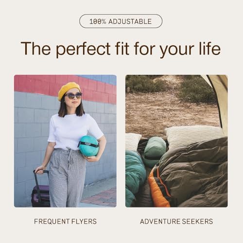 Coop Home Goods Original Travel and Camping Adjustable Pillow, Small Camping Pillow with Compressible Stuff Sack, Medium-Firm Memory Foam with Lulltra Washable Cover, CertiPUR-US Certified (19x13) - Image 5