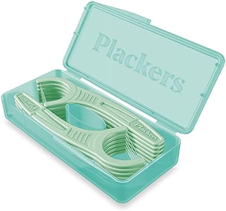 Plackers Micro Mint Dental Flossers, Travel Pack, Perfect Travel Size, Easy Storage, Dental Care On-The-Go, Fresh Mint Flavor, 12 Count - Image 2