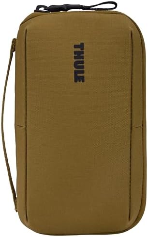 Thule Aion Travel Organizer - 2-in-1 Pouch Includes Travel Wallet and Electronics Bag - RFID Blocking Zipper Pouch - Internal Pockets to Stay Organized - 100% Recycled Waxed PFC-Free Fabric - Image 2