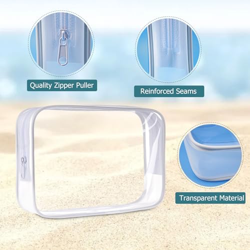 Cosywell Travel Bottles for Toiletries 4pcs 3.4oz Travel Shampoo and Conditioner Bottles TSA Approved Travel Size Containers Leak Proof Small Plastic Squeeze Bottles with Flip Cap - Image 5