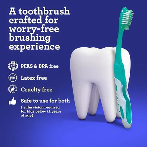 GuruNanda Folding Toothbrush with Built-in Cover, Perfect for Travel, Hiking & Camping, Compact & Portable, On-The-Go Toothbrush with Soft Bristles & Ergonomic Handle, for Adults & Kids (1 Count) - Image 5