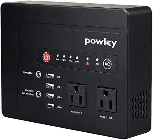 powkey 200W Portable Power Bank with AC Outlet, 146Wh Rechargeable Backup Lithium Battery, 110V Pure Sine Wave AC Outlet for Outdoor RV Trip Travel Home Office Emergency - Image 7