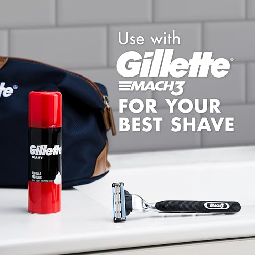 Gillette Foamy Regular Shaving Foam, 2 oz - Image 6