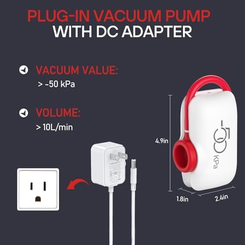 VMstr 12-Pack Vacuum Bags for Travel, Vacuum Seal Compression Bags for Clothing, Carry-On Luggage Space Saver Bags with Plug-in Electric Pump - Image 4