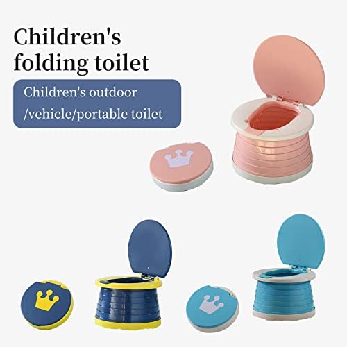 Travel Potty for Toddler, Portable and Foldable Toilet, Apply to Seat Emergency Toilet for Car, Camping, Outdoor, Indoor (pink, small) - Image 6
