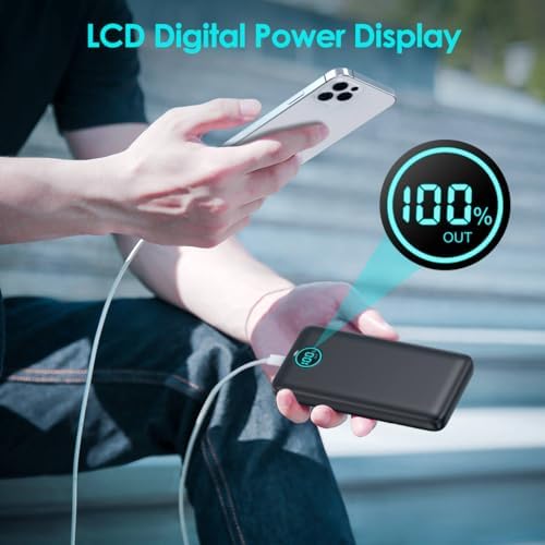 Portable Charger 30,800mAh Power Bank,25W PD QC 4.0 Fast Charging Portable Phone Charger with Tri-Outputs,LCD Display USB C Travel Essentials Battery Pack for iPhone 17/16/15/14,Android Samsung etc - Image 6