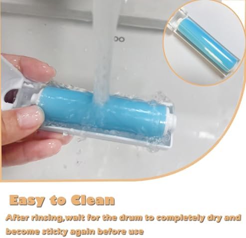 Mini Reusable Lint Roller for Travel, 8 Pack Washable Foldable Lint Remover with Sticky Gel, Portable, Compact and Easy to Clean for Clothes and Luggage Use (Blue) - Image 5