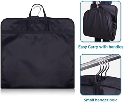 KIMBORA 43" Suit Bags for Closet Storage and Travel, Gusseted Hanging Garment Bags for Men Suit Cover With Handles for Clothes, Coats, Jackets, Shirts（3 Packs） - Image 4