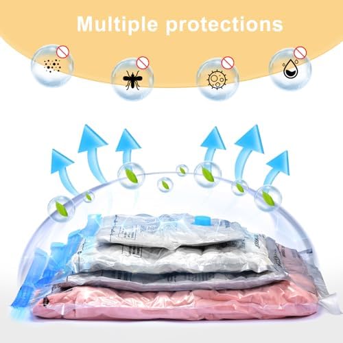Travel Vacuum Bags with Portable Electric Pump (Combo 8 Pack) - Image 6
