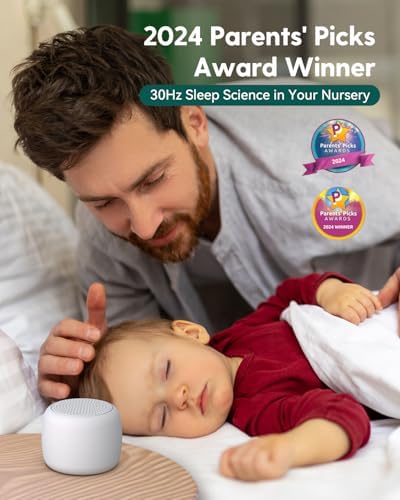 Babelio White Noise Sound Machine for Adults Kids Baby, Mini, 15 Non-looping Sounds, Timer, Memory Function, Easy to Pocket and Travel White - Image 4