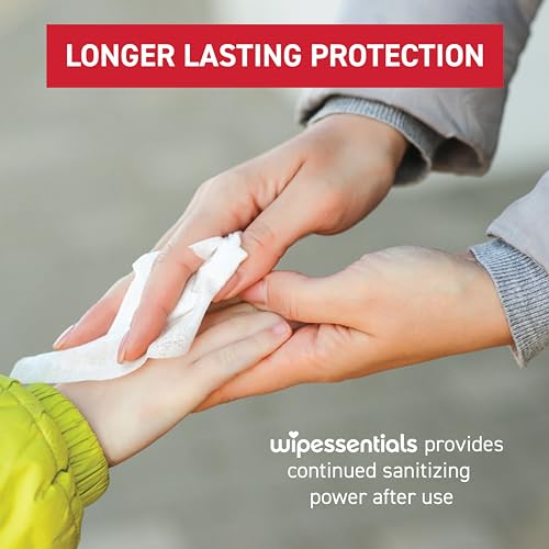 WipeEssentials Hand Sanitizer Hand Wipes for Adults and Kids - 90 wipes - 3 Packs of 30ct Hand Sanitizing Wipes, Travel Essentials - Image 2