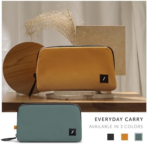 Native Union Stow Lite Organizer W.F.A Tech Organizer – Minimalist Travel Pouch Made of Recycled Materials for Everyday Accessory Storage & Protection – Stores Cables, Chargers & More (Slate Green) - Image 7