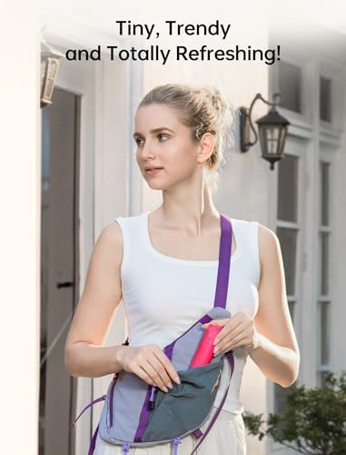 JISULIFE Handheld Mini Fan, 3 IN 1 USB Rechargeable Portable Fan [12-19 Working Hours] with Power Bank, Flashlight, Pocket Design for Travel/Summer/Concerts/Lash, Gifts for Women (Fuchsia) - Image 5