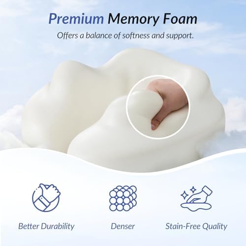 ZIKEE Ergonomic Travel Neck Pillow for Airplane, Dual-Hold Design to Stabilize Head and Neck on Flights, Ear-Free Memory Foam Airplane Travel Pillow, Quality Carrying Case, Breathable & Washable Cover - Image 5