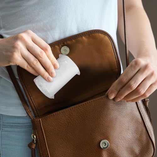 12 Packs Packable Camp Toilet Tissue Soft Travel Toilet Paper - Coreless Travel Size Toilet Paper for Camping Hiking Outdoors - Image 4