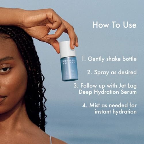 Summer Fridays Jet Lag™ Essentials - Mini Hydrating Skin Care Set With Jet Lag™ Mask, Eye Patches, Deep Hydration Face Serum & Hydration Mist - Travel Size Skincare Kit & Gift Set (4 Count) - Image 7