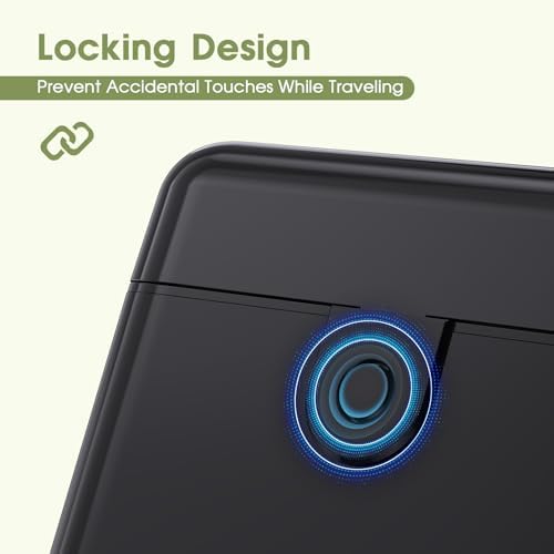 Travel Bottles with Case, 4x2oz TSA Approved, Leak-Proof, Press to Unlock, Compact & Portable Travel Toiletries (Black) - Image 4