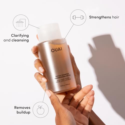 OUAI Travel Kit - Includes Travel Size Leave In Conditioner, Detox Shampoo, Fine to Medium Hair Mask, Scalp & Body Scrub (4 Count) - Image 5