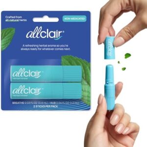 Nausea Relief Inhaler - Take Control of Motion Sickness, Morning Sickness, Medication, Stress - Fast, Natural, Drug-Free, Non-Drowsy & Portable Travel Essential (2 Inhalers)