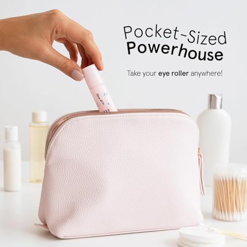 grace & stella Under Eye Brightener with Cooling Metal Rollerball - Centella Asiatica & Caffeine Eye Serum for Puffy Eyes - Travel Essentials - Under Eye Cream - Travel Essentials (15ml / 0.51floz) - Image 7