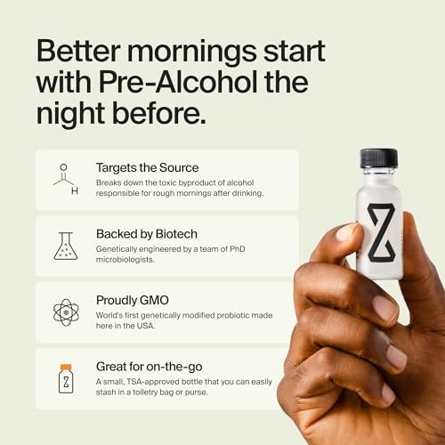 ZBiotics — Feel Better After Drinking, Wake Up Refreshed, Science-Backed, Patented Probiotic for Easier Mornings, Travel-Friendly, 3-Pack of 0.47 Fl Oz Bottles - Image 7