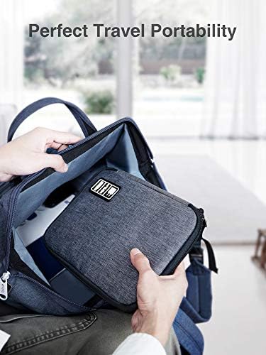 Luxtude Cord Organizer Bag, Travel Cable Organizer Bag, Electronic Organizer Travel Case for Chargers and Cords, Tech Bag & Charger Case, Flying Essentials for Electronics Items/USB,etc - Image 7