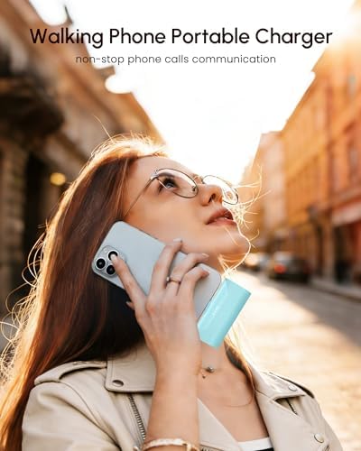 Little Blue Power Bank Battery Charger for iPhone 11 Pro, 4800mah Portable Charger Ultra-compact External Battery for Lightning Port, Mini Power Charger ompatible With iPhone 14/13/12 pro max/6s/6/7/8 - Image 3