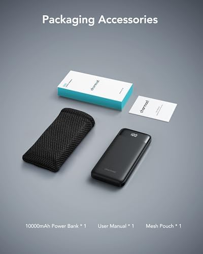 charmast Portable Charger with Built in Cables, Power Bank with Cords Wires, Slim 10000mAh Travel Battery Pack 6 Outputs 3 Inputs 3A Fast Charging for Samsung Google Pixel LG Moto iPhone iPad - Image 8