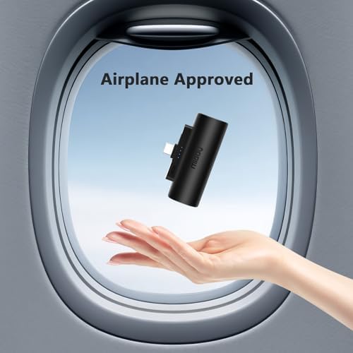 Miady 2-Pack 5000mAh Mini Portable Charger with Built-in Type C Connector, 5V 2.4A USB-C Output Fast Charging Small Power Bank, Compact Battery Pack Compatible with iPhone 17/16/15 Galaxy S24/S22 iPad - Image 7