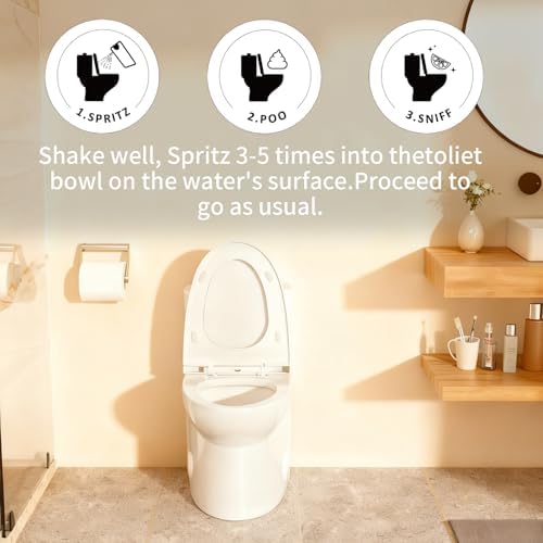 Travel Size Toilet Spray 6-Pack, Travel Essentials Toiletries, Pocket Size Pre-Poo Spray, Bathroom Odor Deodorizer, Up to 240 Uses, 6 Refreshing Scents - Image 3